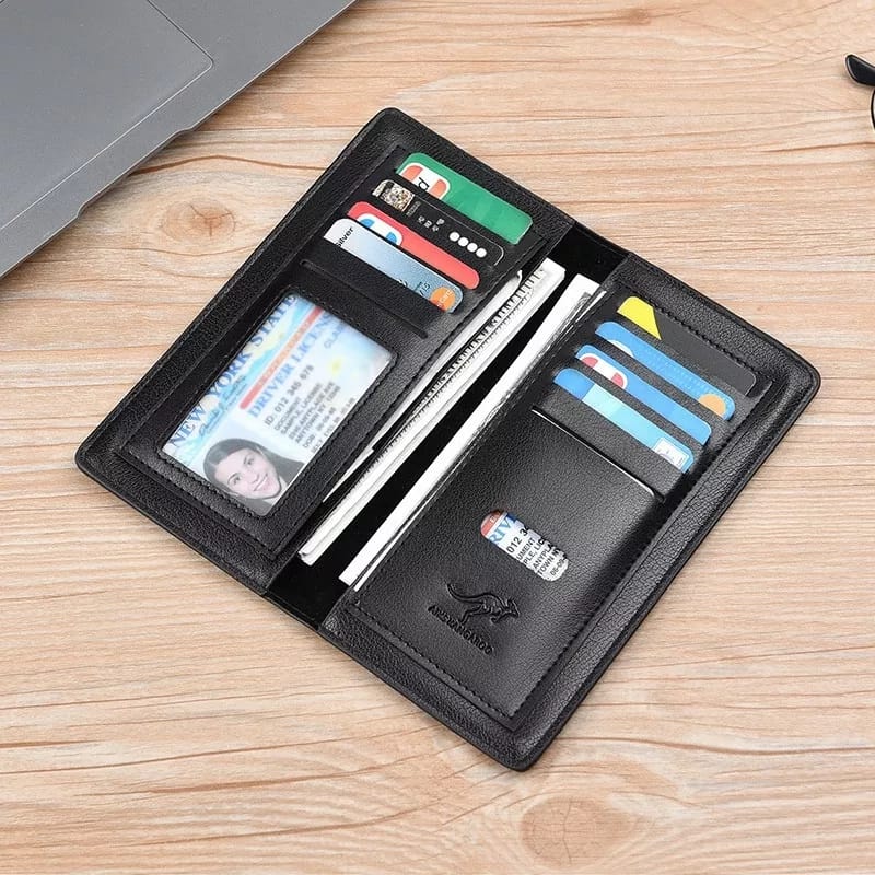 Stylish long wallet with RFID protection for everyday use