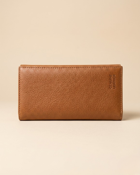Unisex long wallet with spacious cash compartments