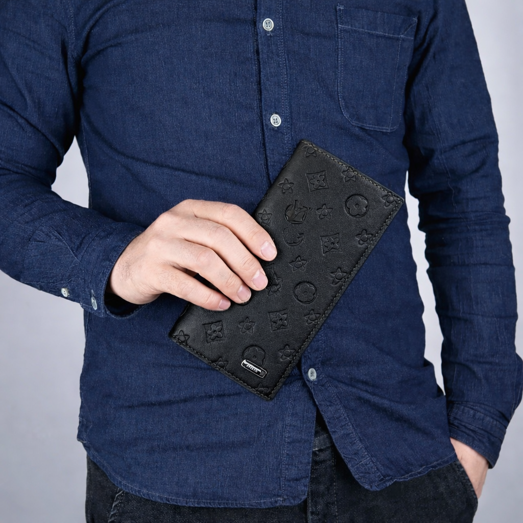 Zip around wallet with spacious cash compartments