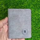 GU II Male Short Thin Wallet Brown – Stylish Slim Leather Wallet for Men