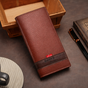 Black Long Wallet Purse | 14 Card Slots & Zipper Pocket