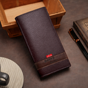 Black Long Wallet Purse | 14 Card Slots & Zipper Pocket