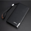 Balenberry premium long wallet black with 12 card slots