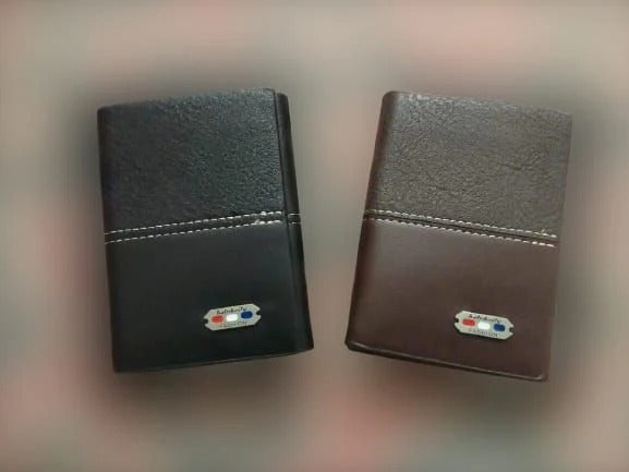 Belebaily Tri-Fold Wallet Black | Men's Wallet with 10 Card Slots