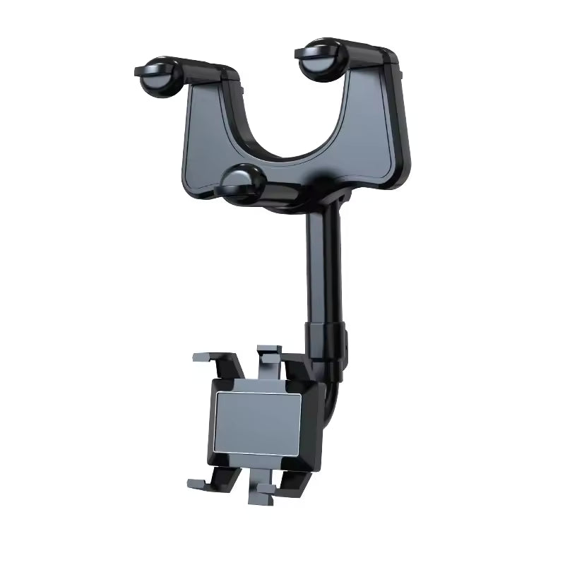 Car phone mount with stable clip and rotating design