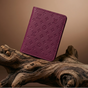 Designer monogram PU leather wallet beige bifold design