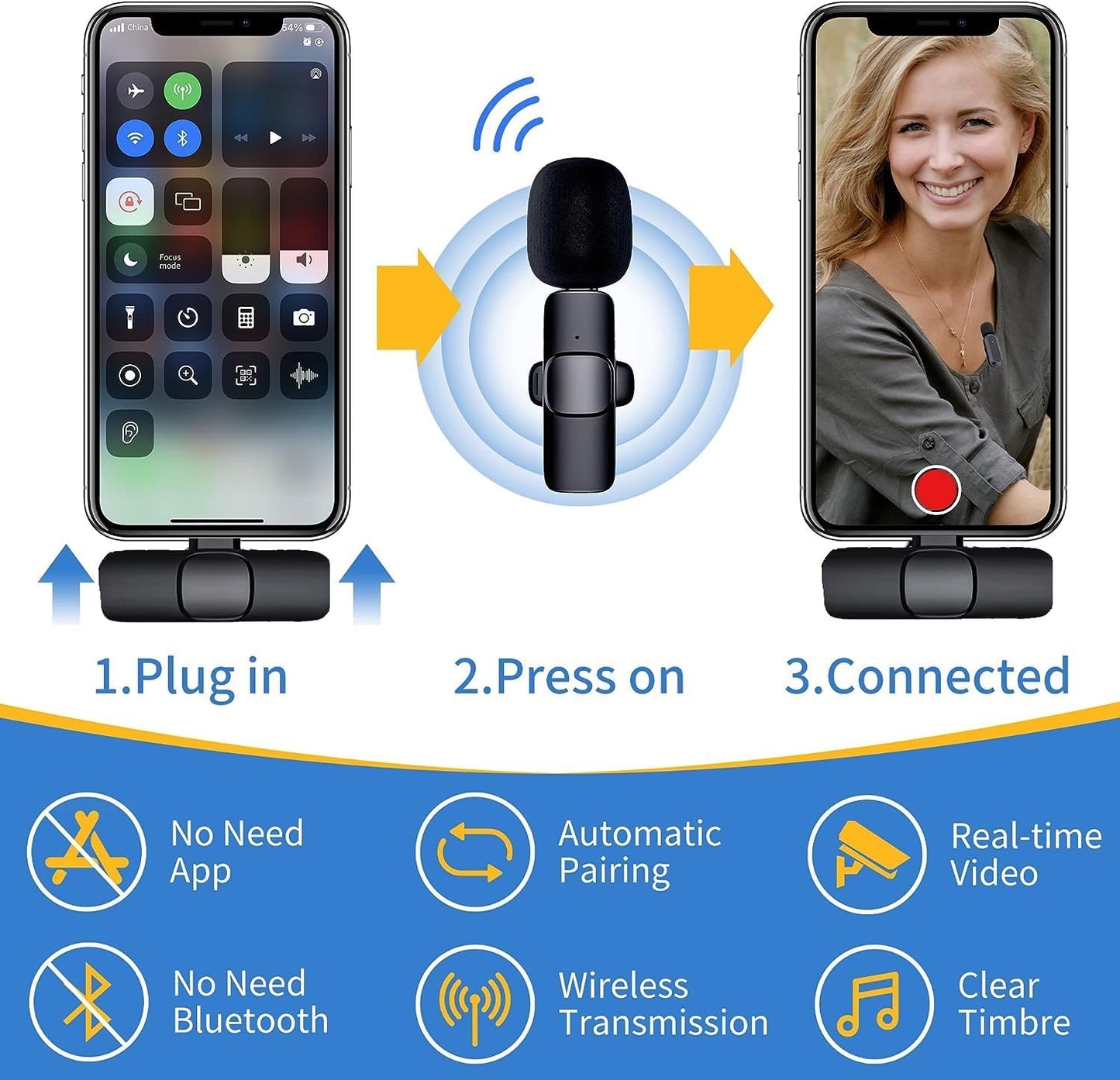 Dual lavalier microphone system for content creators