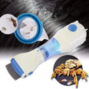 Fine-tooth electric comb with removable collection filter