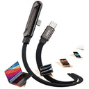 GrabitPK Premium Braided USB-C Charging Cable Close View