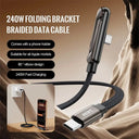 GrabitPK Fast Charging Type-C Cable for Smartphones and Tablets