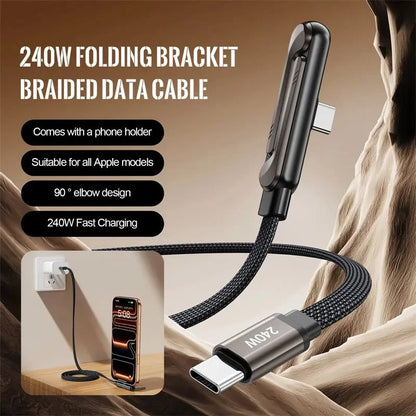 GrabitPK Fast Charging Type-C Cable for Smartphones and Tablets
