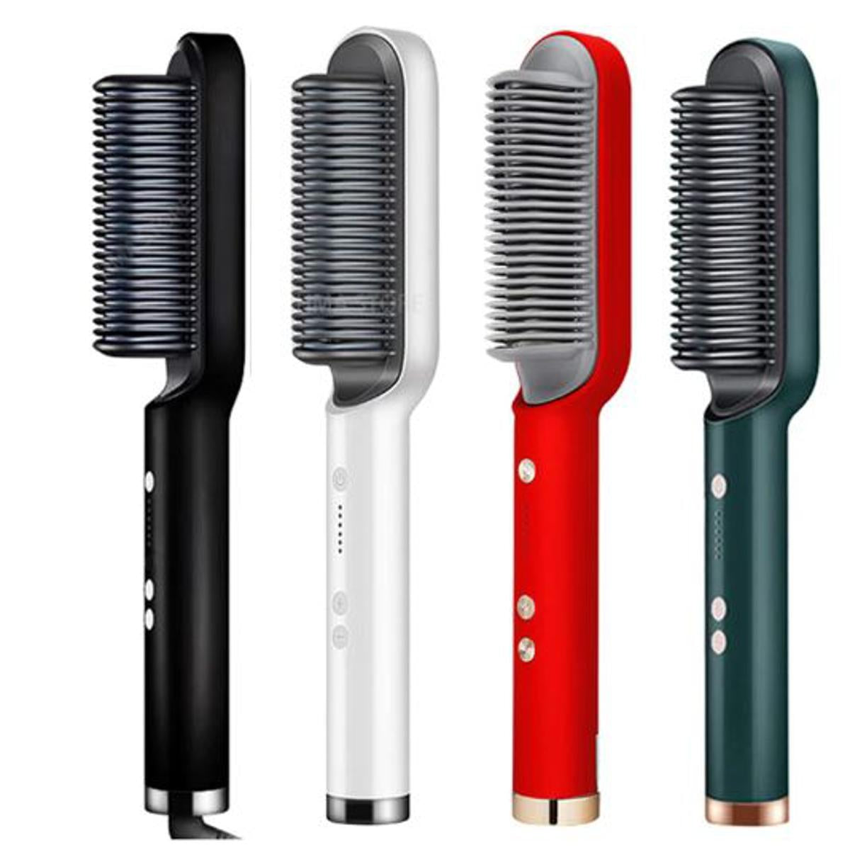 GrabitPK 909 hair straightening brush with adjustable heat settings