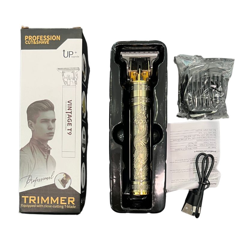 GrabitPK T9 metal body hair trimmer with USB charging