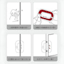 GrabitPK cabinet and refrigerator adhesive safety lock