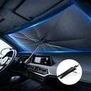 GrabitPK car dashboard protection sunshade with foldable design