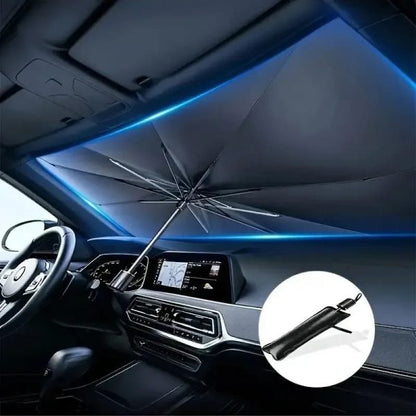 GrabitPK car dashboard protection sunshade with foldable design