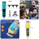 GrabitPK cordless hair cutting machine with guide combs
