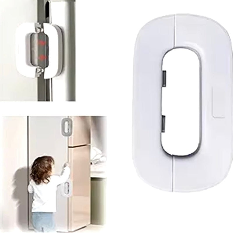 GrabitPK double button safety lock for fridge doors