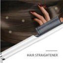 GrabitPK electric hair straightening comb with temperature control