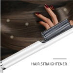GrabitPK electric hair straightening comb with temperature control
