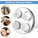 GrabitPK electric scalp massager with four rotating massage heads