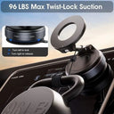 GrabitPK foldable magnetic mobile holder for windshield installation