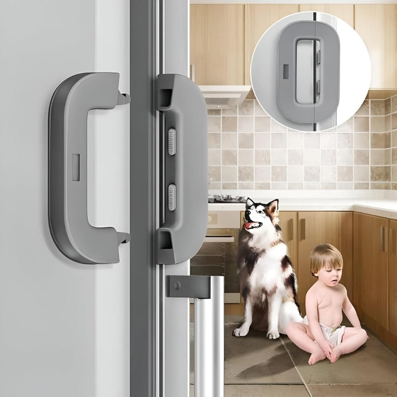 GrabitPK fridge door lock with easy installation design