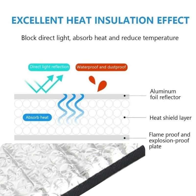 GrabitPK outdoor air conditioner shade cover with adjustable straps