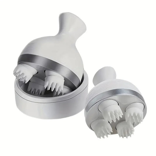 GrabitPK rechargeable scalp and body massager with silicone tips