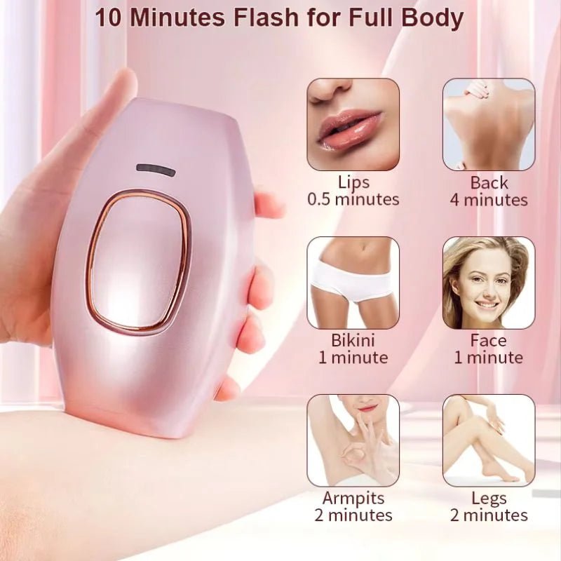 IPL light grooming tool for convenient home use