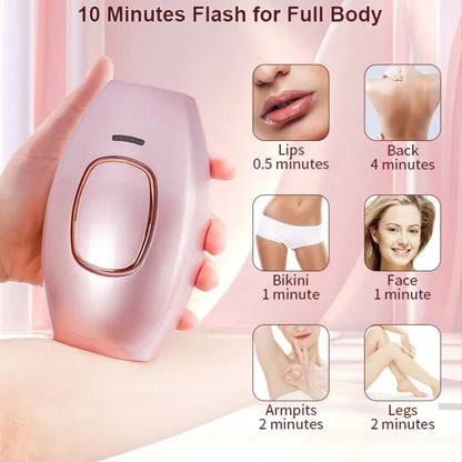 IPL light grooming tool for convenient home use