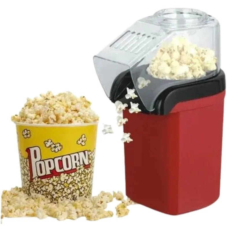 Hot air electric popcorn popper for quick snacks