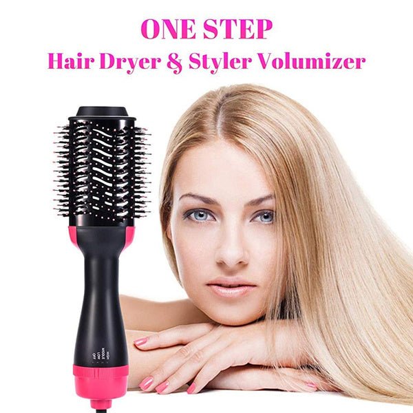 Hot air volumizing comb for home hair routines