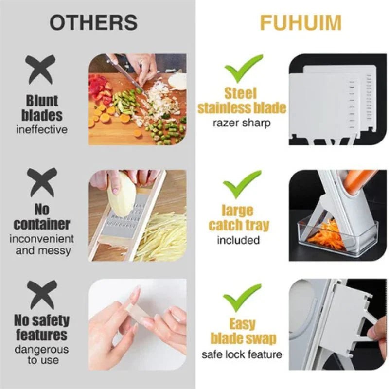 Manual food chopper for quick cooking tasks