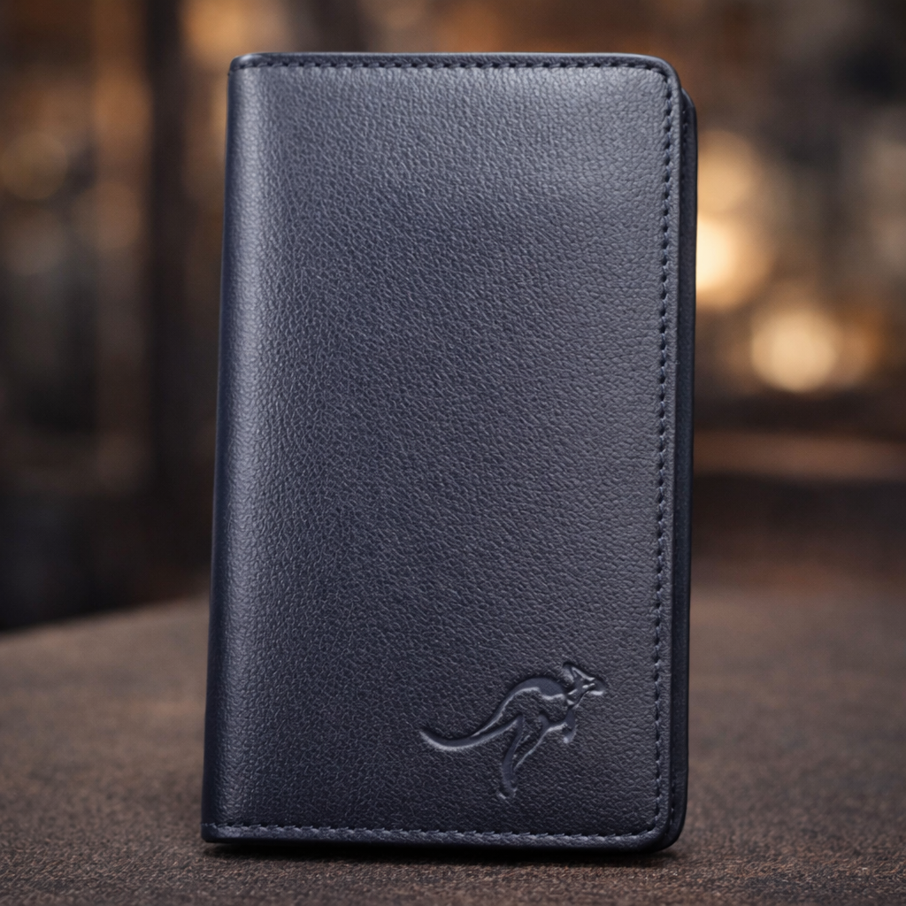 Men's executive wallet with spacious cash compartments