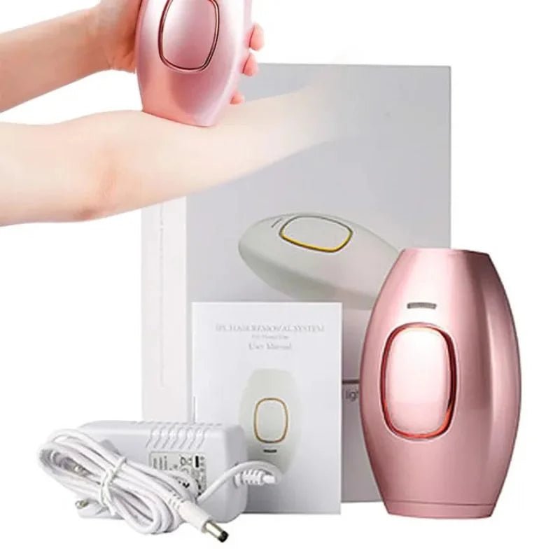 Compact handheld IPL grooming tool for smooth skin care