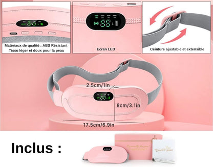 USB rechargeable warming belt with soft inner lining