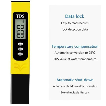 Portable TDS measurement device for home use