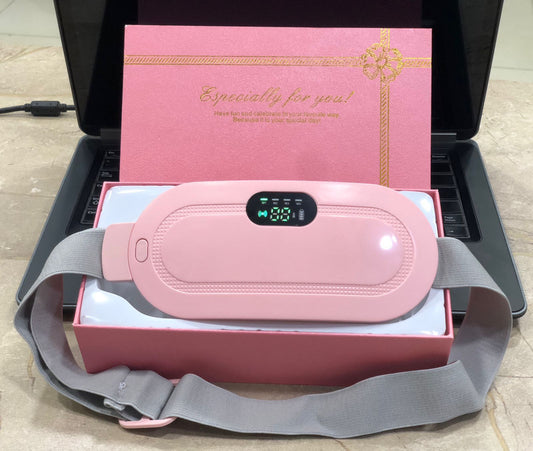 Portable heated waist belt with adjustable comfort settings