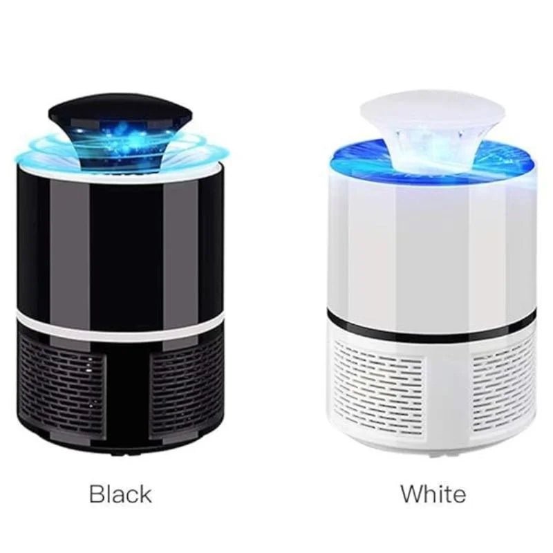 Portable insect catcher lamp with suction fan system