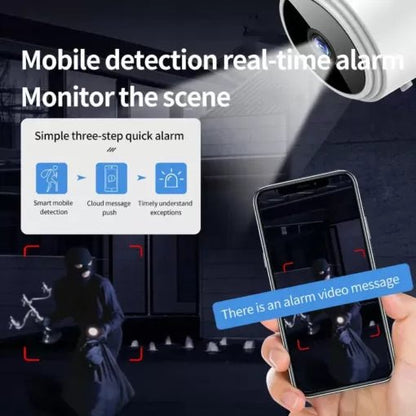 Portable wireless camera with low-light viewing support