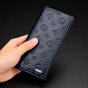 Premium embossed monogram wallet with 14 card slots