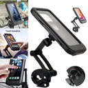 Shock-resistant motorcycle phone case holder for riding