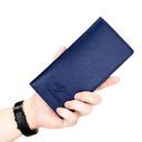 Slim long wallet for men and women with RFID protection