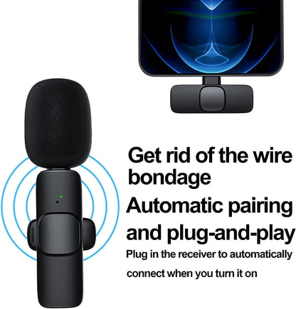 Type-C wireless mic kit for smartphone videos