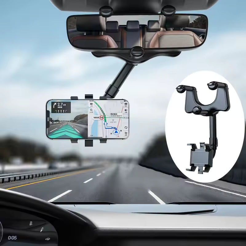 Universal car phone holder for GPS navigation use