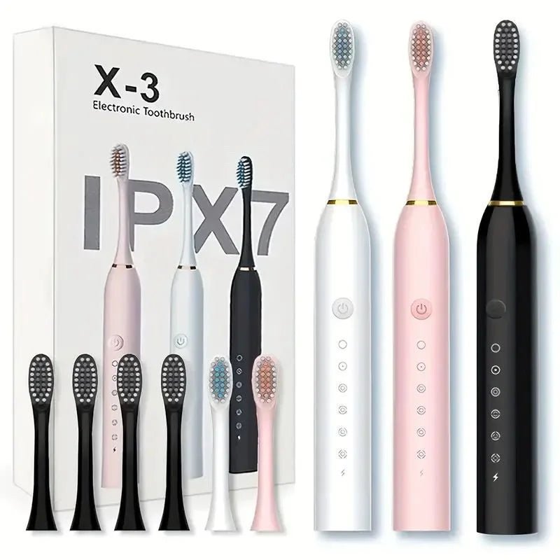 Rechargeable sonic electric toothbrush with USB charging