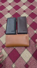 Genuine leather wallet for travel and daily use