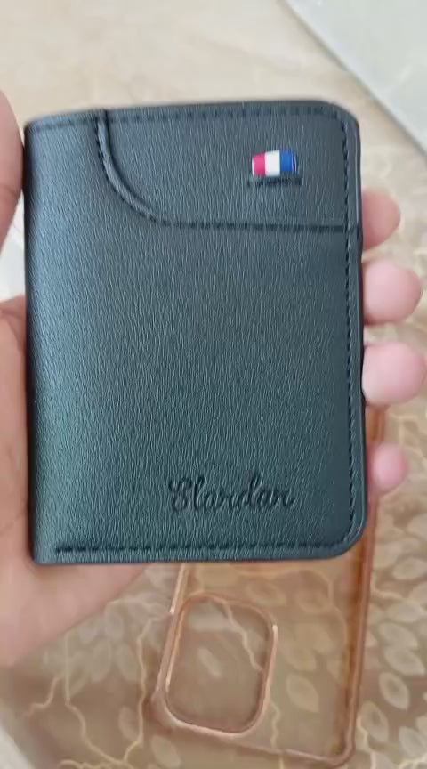 Elegant leather wallet for business and casual wear
