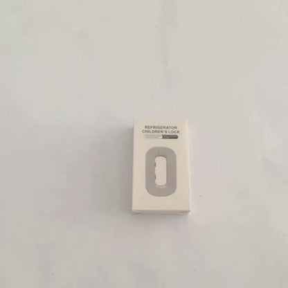 Refrigerator Door Safety Lock | Double Button Adhesive Lock for Fridge & Cabinets